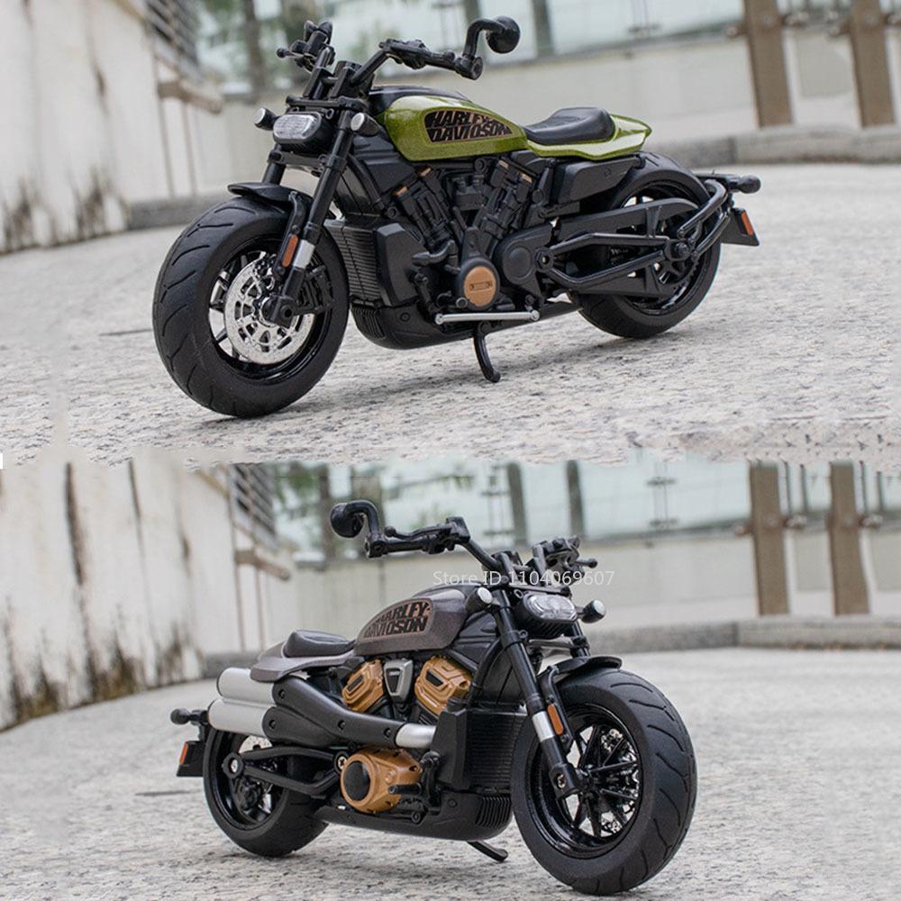 1:12 Sportsters R1 Alloy Motorbike Toy Diecast Model Car Front Wheel Steering Rear Wheel Suspension Motorcycle Boy Birthday Gift
