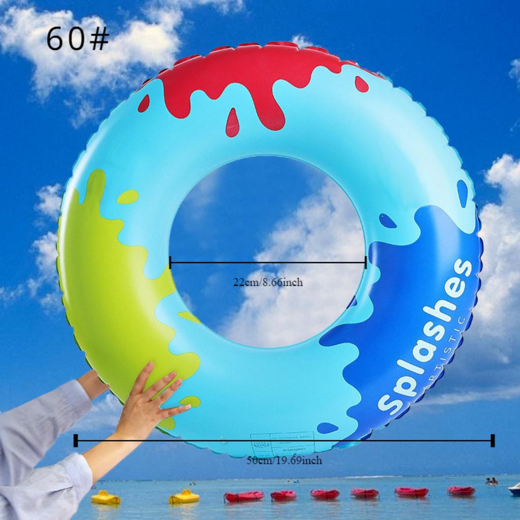 Cute Thickened Water Inflatable Float, Round Underarm Swimming Ring, Summer Beach Pool Supplies