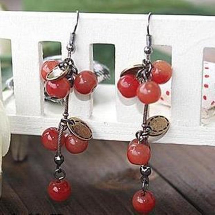 

Korean Cherry Leaf Earrings: Fashionable and Versatile Jewelry AL569912927754