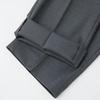 Pai Luomeng Men's 100% Wool Adjustable Waist Suit Trousers