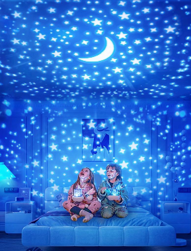 Popular planetarium for home perfect for kids and Features 8 projection unicorn and dolphin and can be used as a bedside lamp or nursing Features