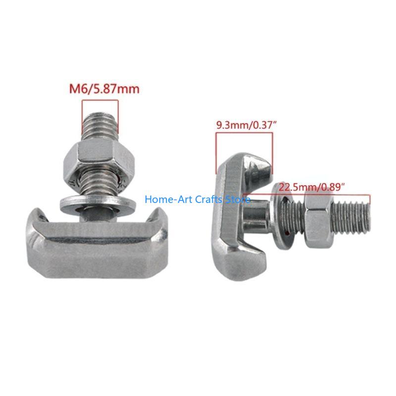 Y3NA Battery Terminal T-Bolt Battery Cable Terminal Battery Cable Bolt Nut Stainless Steel Car Battery T Bolt Screw 1 Pack