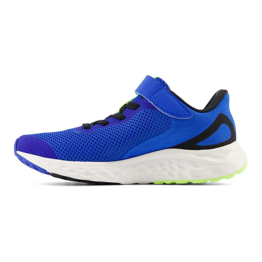 New Balance Fresh Foam Arishi v4 Bungee Lace Top Strap Little Kid Blue Oasis Kids Sneakers Black Bleached-Lime-Glow PAARIPB4