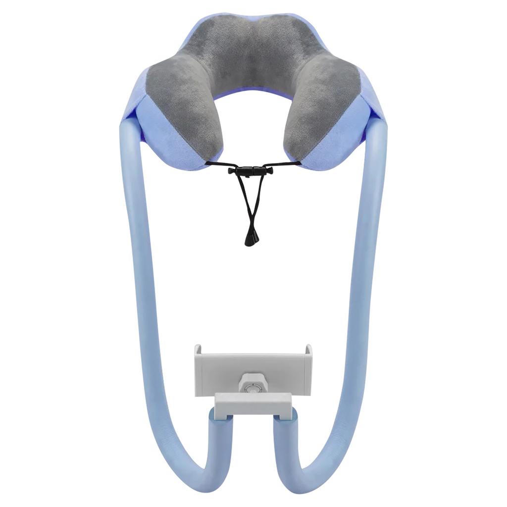 Handyhalter mit Lazy Support U-förmiges Kissen Nickerchenkissen Memory Foam Halswirbelsäule Nackenkissen