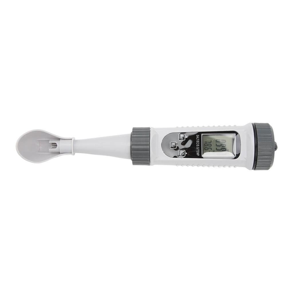 Digital Salinity Tester High Accuracy Wide Range Temp Comp Large LCD Water Quality Tester for EC