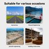 2Pcs/Set Plastic Stepping Stone Paver 30cm Concrete Path Maker Mold  For Lawn Patio Yard Garden