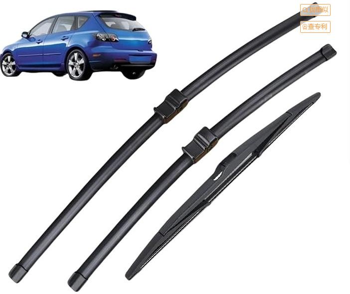 Suitable for Mazda 3BK 04-08 wiper 21 inch + 19 inch + 14 inch front and rear window wiper wiper blade
