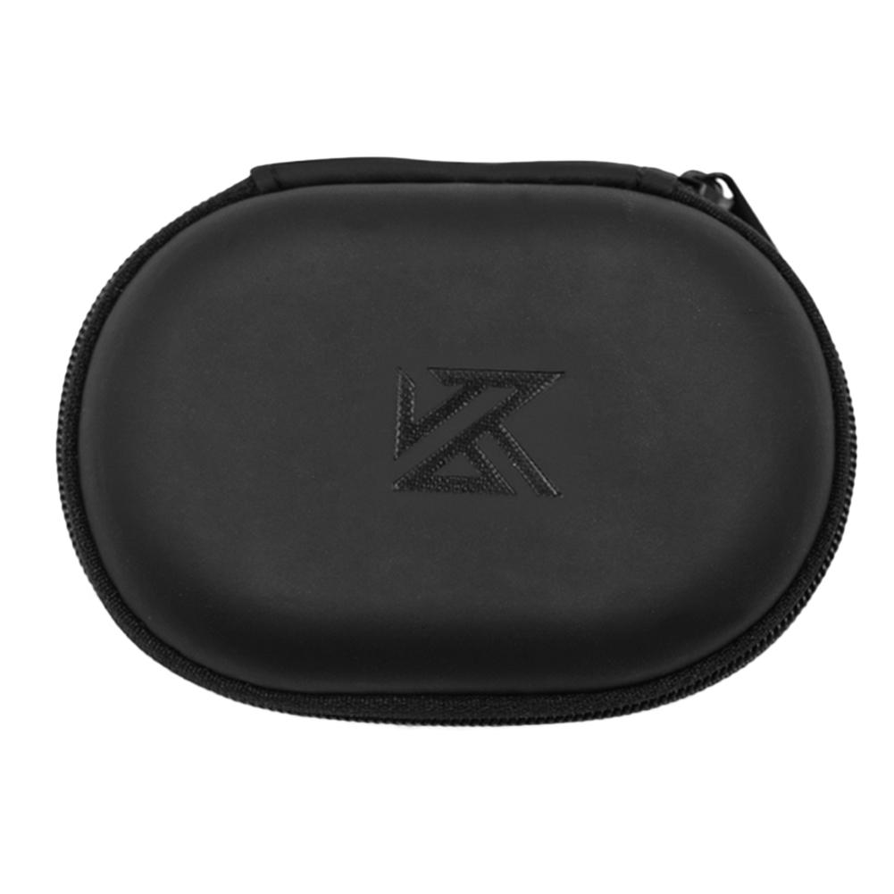 

KZ/QKZ Earphone Hard Case Bag Portable Universal Storage Case Bag Wired Headphones PU Zipper Storage Box for KZ BA10 AS10 ES4