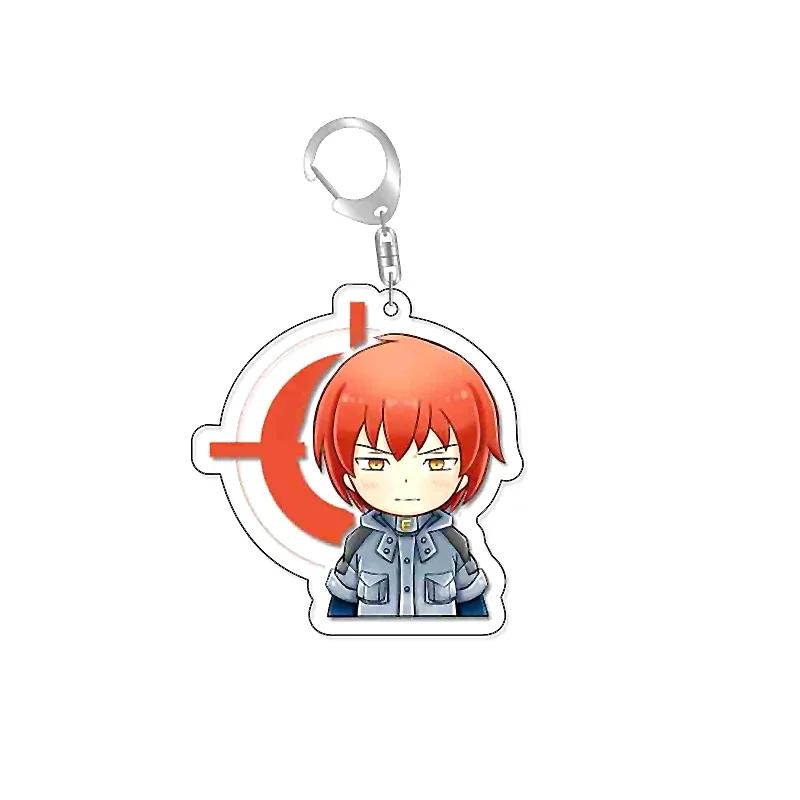 Assassination Classroom Korosensei Shiota Nagisa Desenho Animado Chaveiro de Acrílico Chaveiros de Anime Tag de Bolsa Cos Baji