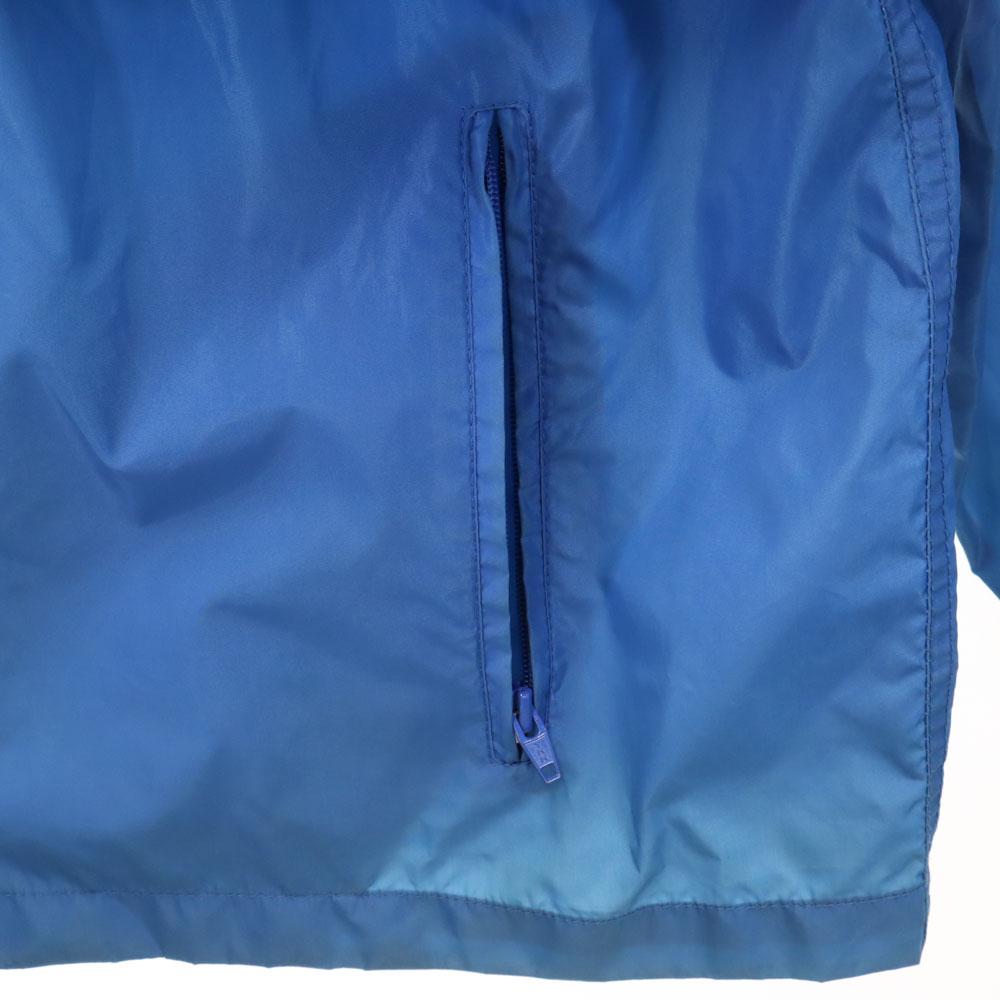 EDDIE BAUER 80s Vintage Black Tag Nylon Jacket L Blue Windbreaker Men's Used
