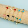 INS Heißverkaufendes Neues Insekt Schmetterling Armband Personalisiertes Naturstein Verstellbares Armband Für Frau Mädchen Zirkon Alltagskleidung