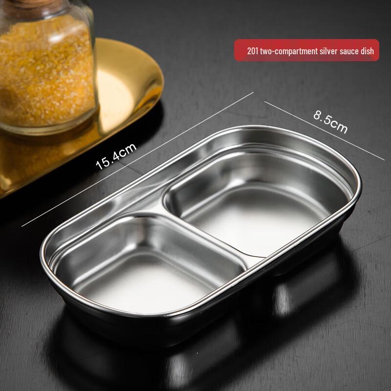 Zhaoran 304 Stainless Steel Korean Style Dipping Sauce Dish