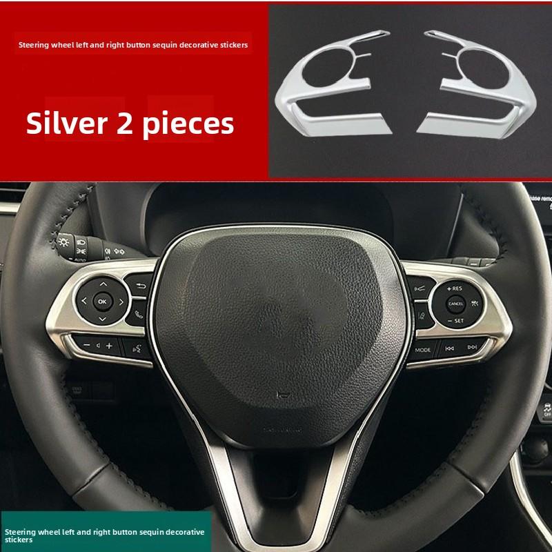 For Toyota RAV4 XA50 2019 2020 2026 2026 2026 2026 2026 Car Multi-function Steering Wheel Control Switch Button Panel Trim Cover