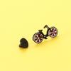 Jewelry Unisex Enamel Pin Cyclists Badges Bike Brooch I Love My Red Bicycle Pin Sports Lapel Pins