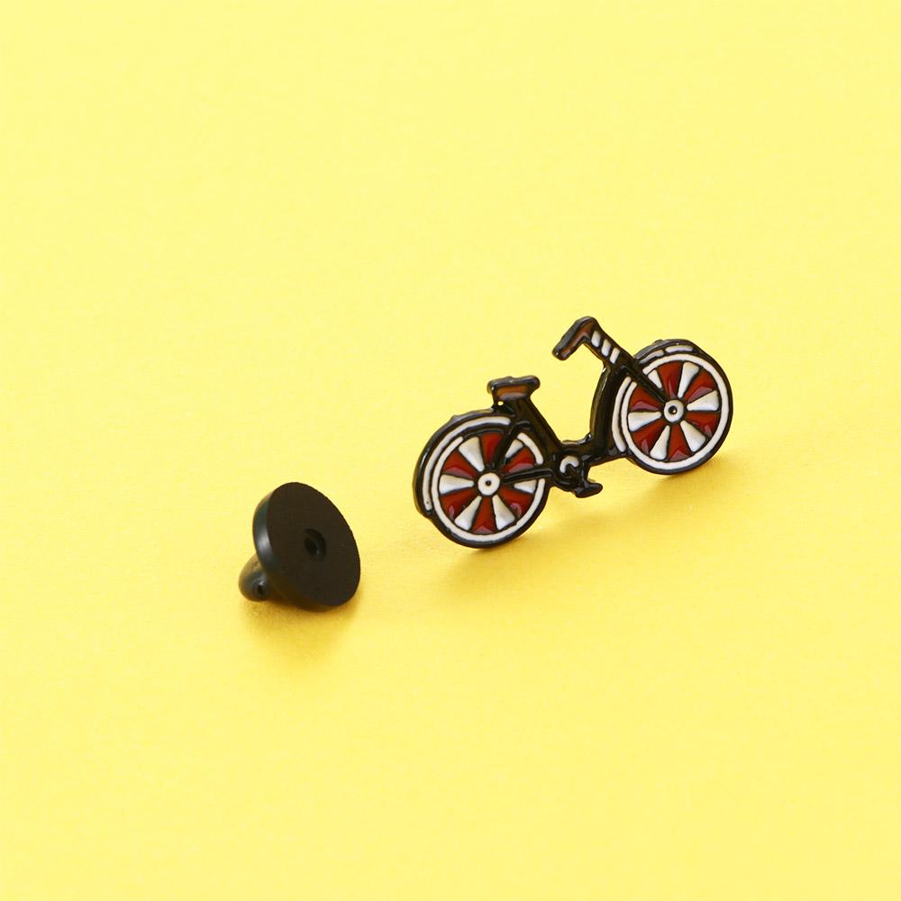 Jewelry Unisex Enamel Pin Cyclists Badges Bike Brooch I Love My Red Bicycle Pin Sports Lapel Pins
