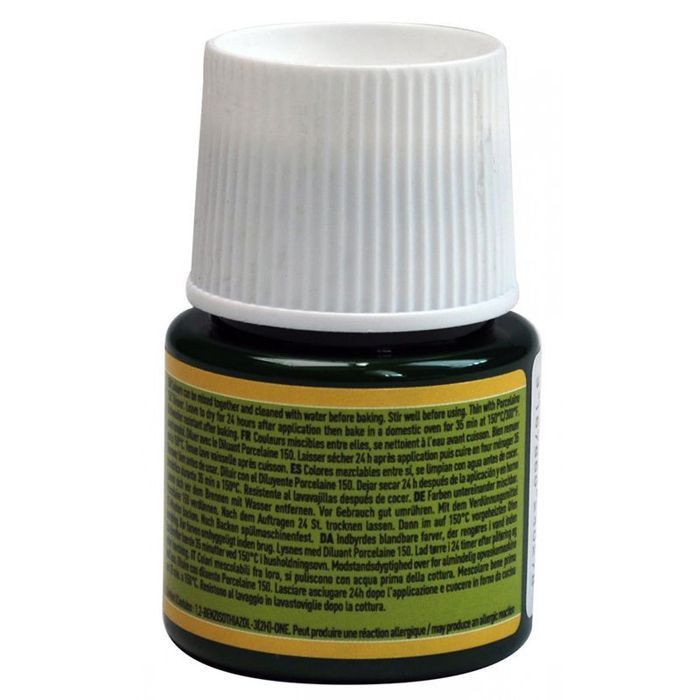 Porcelain Paint - Pébéo - 150 Brillant Malachite N°26 - 45ml - Brilliant Colors - Firing At 150°C