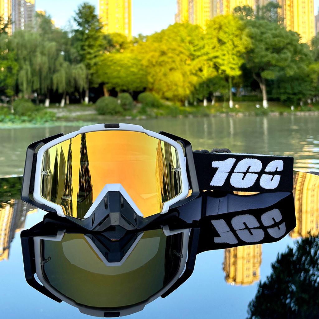 100 Motocross Glasses Motorcycle ATV MTB Cross-country Riding Sports MX Goggles Motorcycle Helmet UV400 Bicycles Goggles