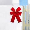 Christmas Front Door Hanging Bow Knot Festive Ribbons Door Hanger DIY Holiday Decor for Gift Wrapping