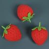 1 Piece of Stress Relieving Strawberry Squeeze Music Simulation Stress Relieving Ball Fruit Ball Stress Relieving Children's Toy