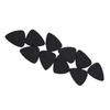 10Pcs High Quality Wool Felt Picks Plectrums 3mm for Guitar Ukulele(Black)