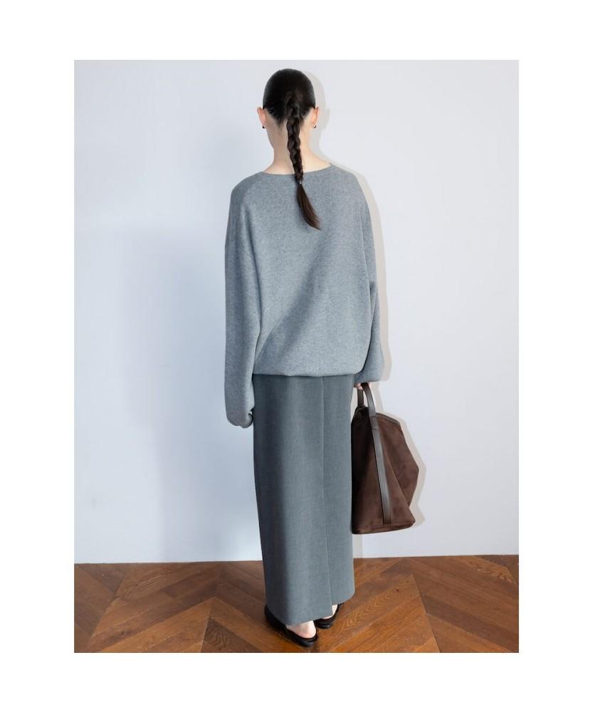 Diaepeocheo Aperture Boxy Knit Top Gray (Ta6251A043)