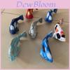 Exquisite Ceramic Garden Koi Decoration With Colorful Resin Design For Outdoor Spaces