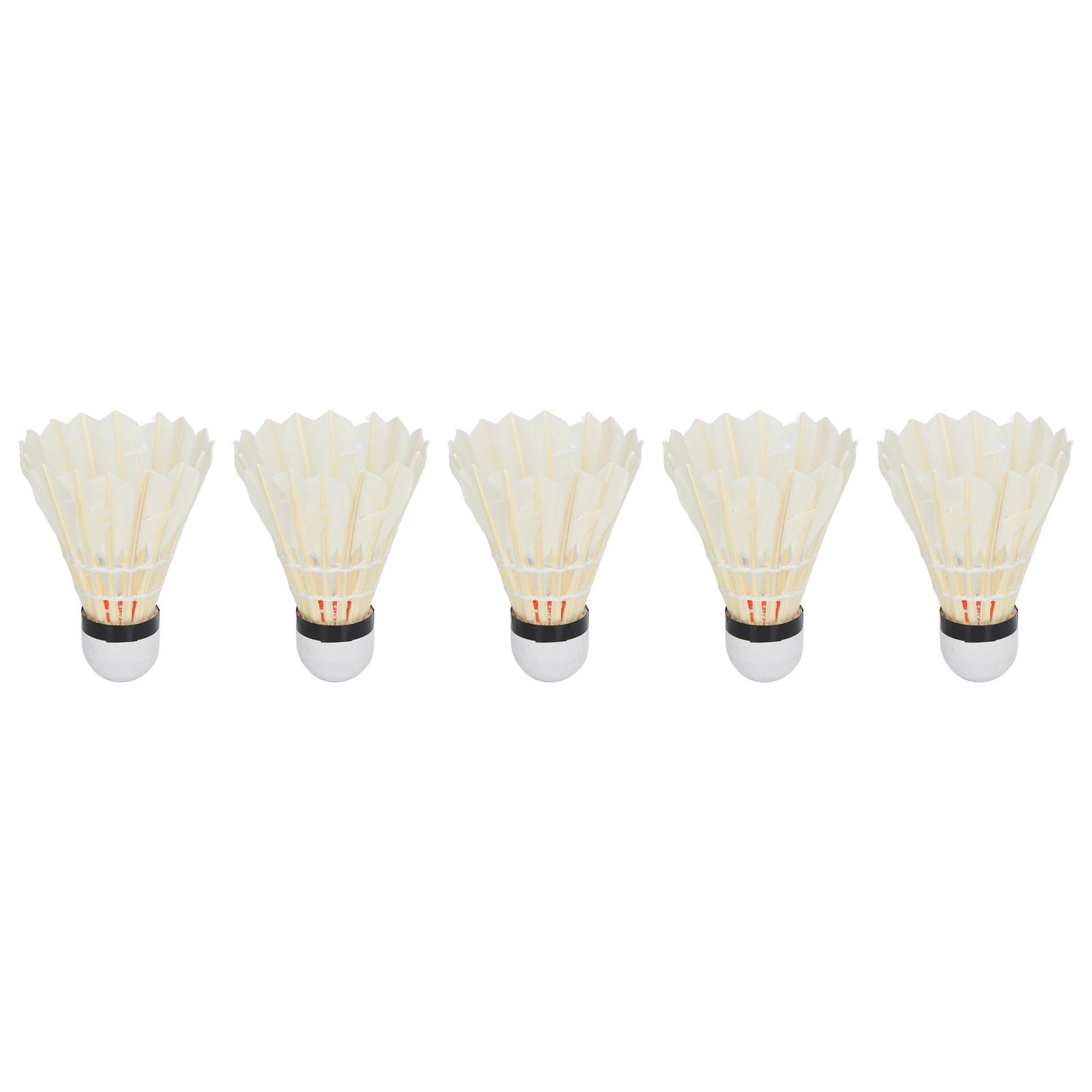 12Pcs White Training Grade Badminton Set Balanced Middle Speed Professional Outdoor Sport Badminton Kit