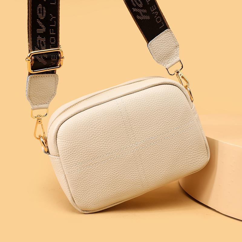 Noua geantă Messenger din piele naturală, geantă de umăr pentru femei, geantă de lux din piele de înaltă calitate.