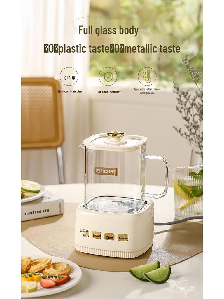 Wow Multifunctional Mini Glass Teapot: Automatic & Convenient for Home and Office