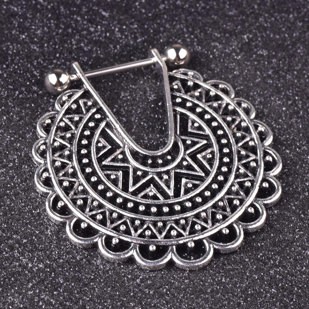 Anello per Piercing al Capezzolo in Pizzo Traforato Retrò Bohemien alla Moda da Donna