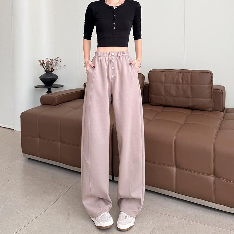 

Women s Spring-Autumn 2026 Wide Leg Slimming Sweatpants - BL069 XL