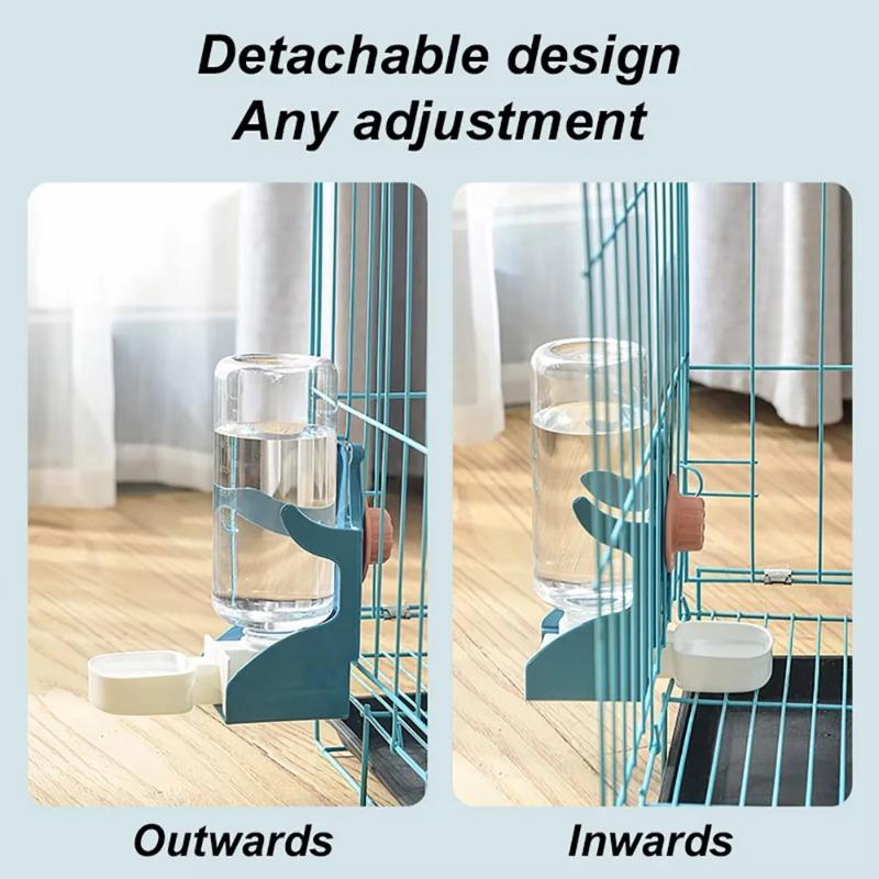 Hanging Pet Drinker Automatic Water Dispenser For Small Animal Pet Adjustment Pet Water Bottle For Parrots Birds Rabbits Cat Dog