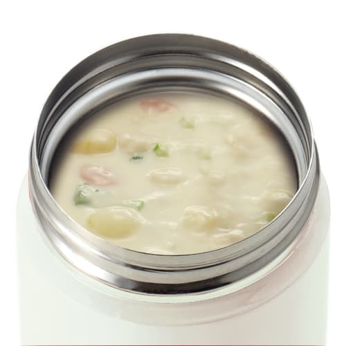 Asvel Lantus Stainless Steel Insulated Soup Bottle (Large), Ivory, HLB-SR380