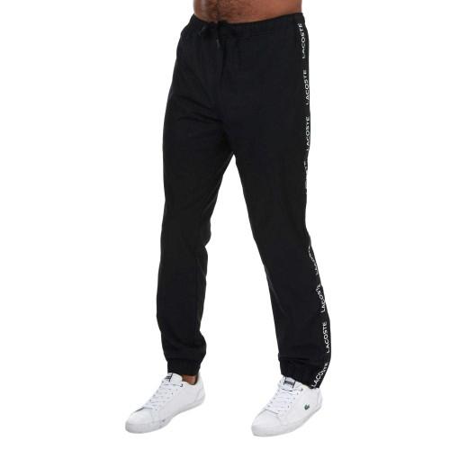 Lacoste Mens Tape Logo Jogging Bottoms