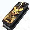 CT53 Cute Pikachu Case for OPPO Reno 8 6 5 4 Pro Find X3 A17 A31 A38 A40 A53 A54 A55 A74 A76 A78 A77 A80 A94 A95 A96 Lite Black Sofe Cover