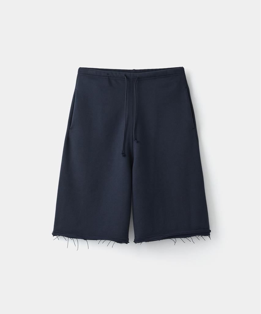 Laikeueomojeu Cut-Off Velcro Bermuda Pants_Navy