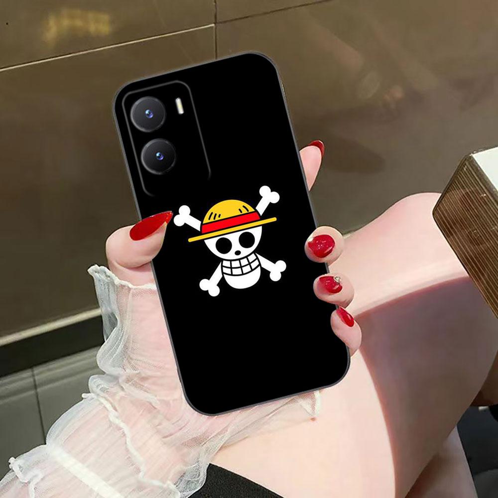 One Piece Luffy Logo Hat Phone Case For VIVO V60 V50 V40 LITE S1 V17 V20 SE V21 V23 V23E V25 V25E V27 V27E V29 V29E V30 Case
