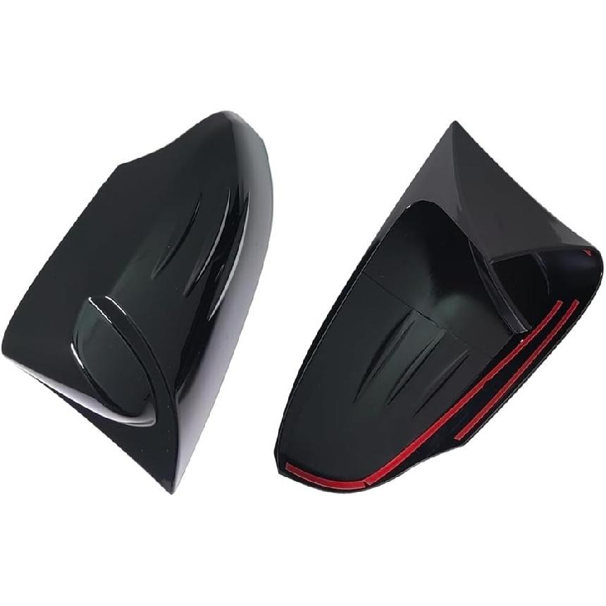 Glossy Black Exterior Side Mirror Cover Door Rear View Mirror Caps Trim Accessories for Toyota Corolla 2014-2018, Camry 2013-2017, CHR 2018-, Venza