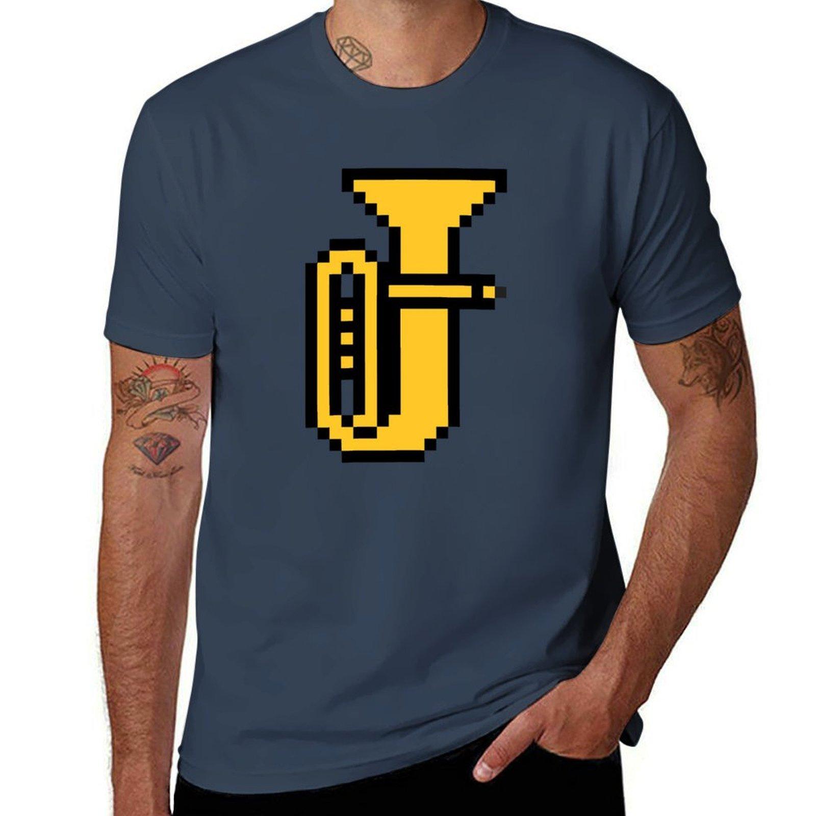 Pixel Tuba TShirt Quick Dry Fishing TShirt S