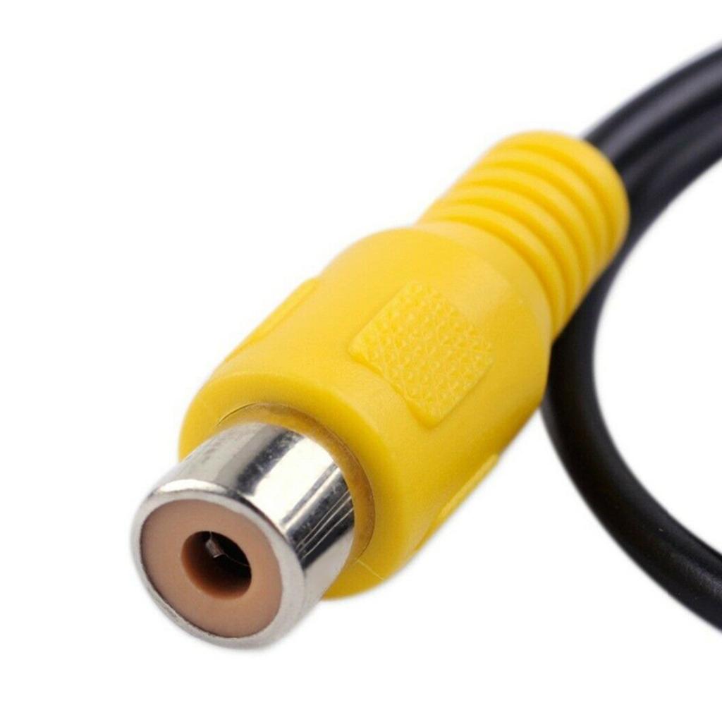 Oppgradert Ryggekameraadapterkabel for bil Fakra Hunn til RCA Hunn Kompatibel med C/E/GLKS80L 30cm/12-tommer