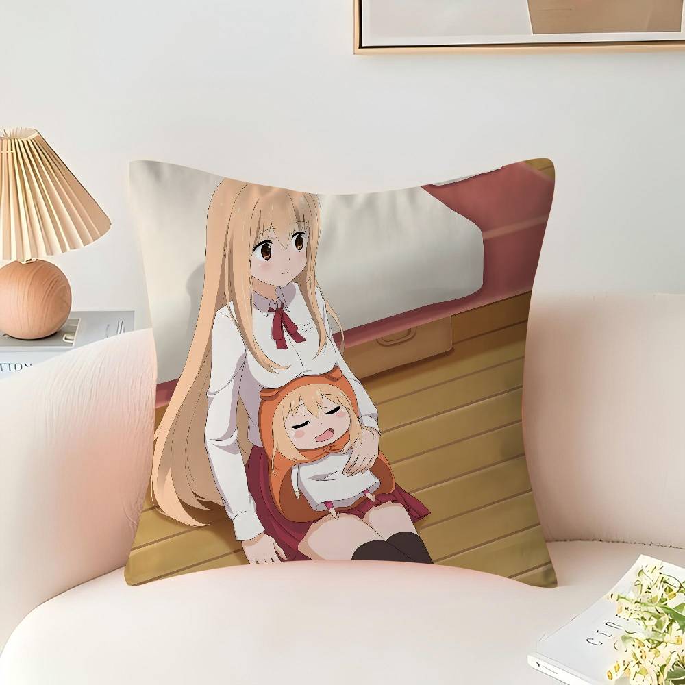 Anime H-Himouto Umaru-chan Kissenbezug Zoll Bauernhaus Dekor Heim Überwurfskissenbezüge für Couch Dekorationen