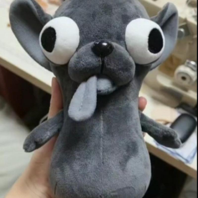 1 Pezzo Animali di Peluche Simulazione Cani Godgwawa Portachiavi Ciondolo Cane Chihuahua Cucciolo Giocattolo Kawaii Divertente Regali di Compleanno per Bambini