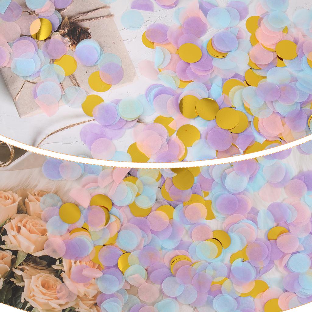 Confetti Paper For Birthday Party Decorations Multi-Colors Gorgeous And Shiny Table Confetti Dots