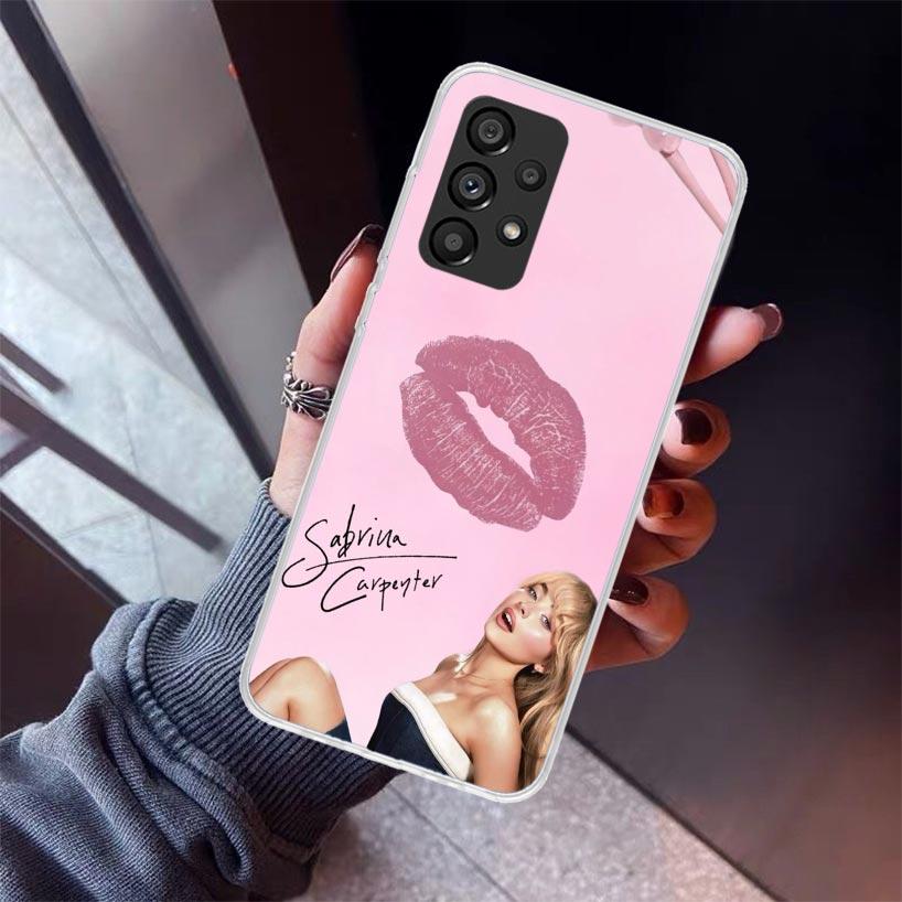 

CR66 S-Sabrina C-Carpenter Phone Case For Samsung Galaxy A12 A52S A42 A32 A22 A51 A50 Note 20 Ultra 10 S10 Plus A71 A70 A31 A30 Samsung Note 20