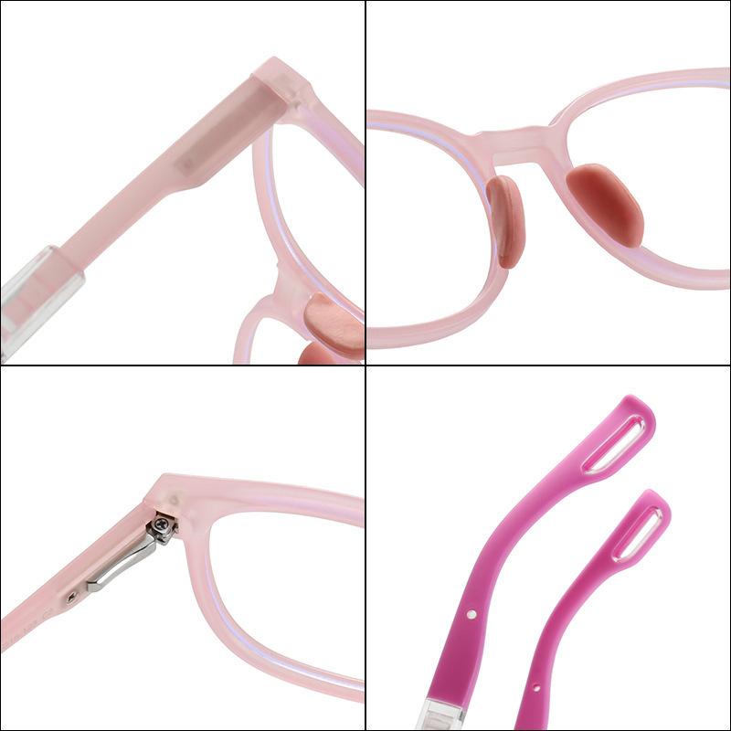 Children'S Glasses Tr90 Glasses Frame Male And Primary School Students Anti-Blue Light Frame Female Myopia Advanced Glasses