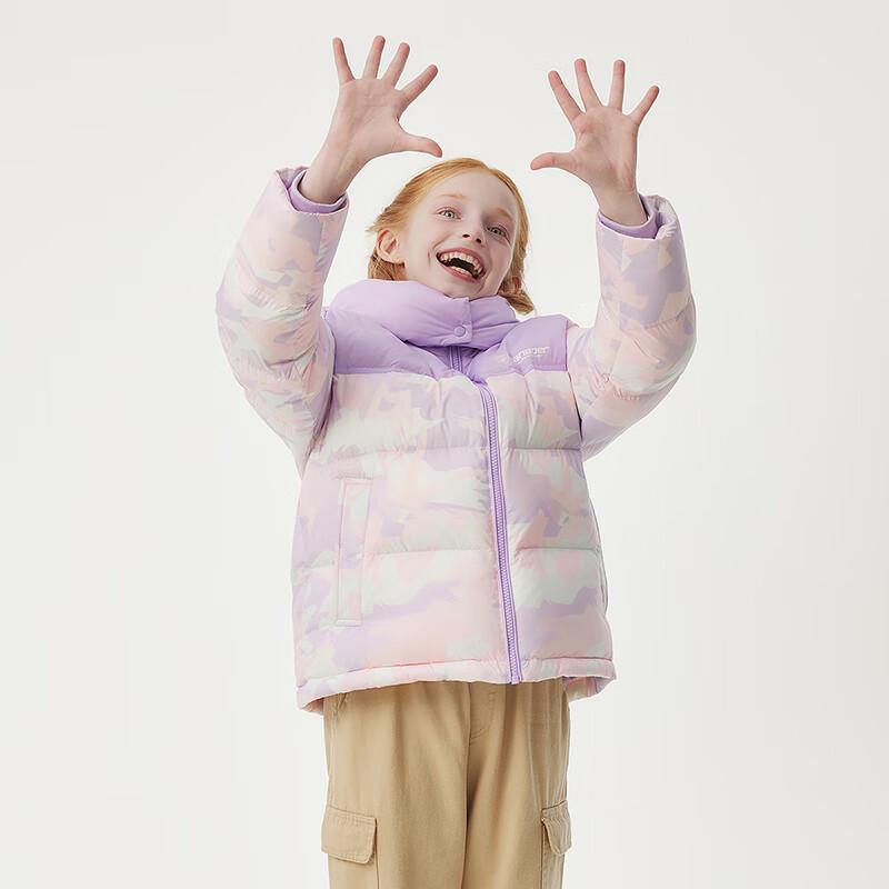 Tanboer Unisex Kids' Hooded Down Puffer Jacket