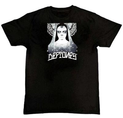 DEFTONES Rock Music Nu Metal Skull Graphic Print Mens T-Shirt