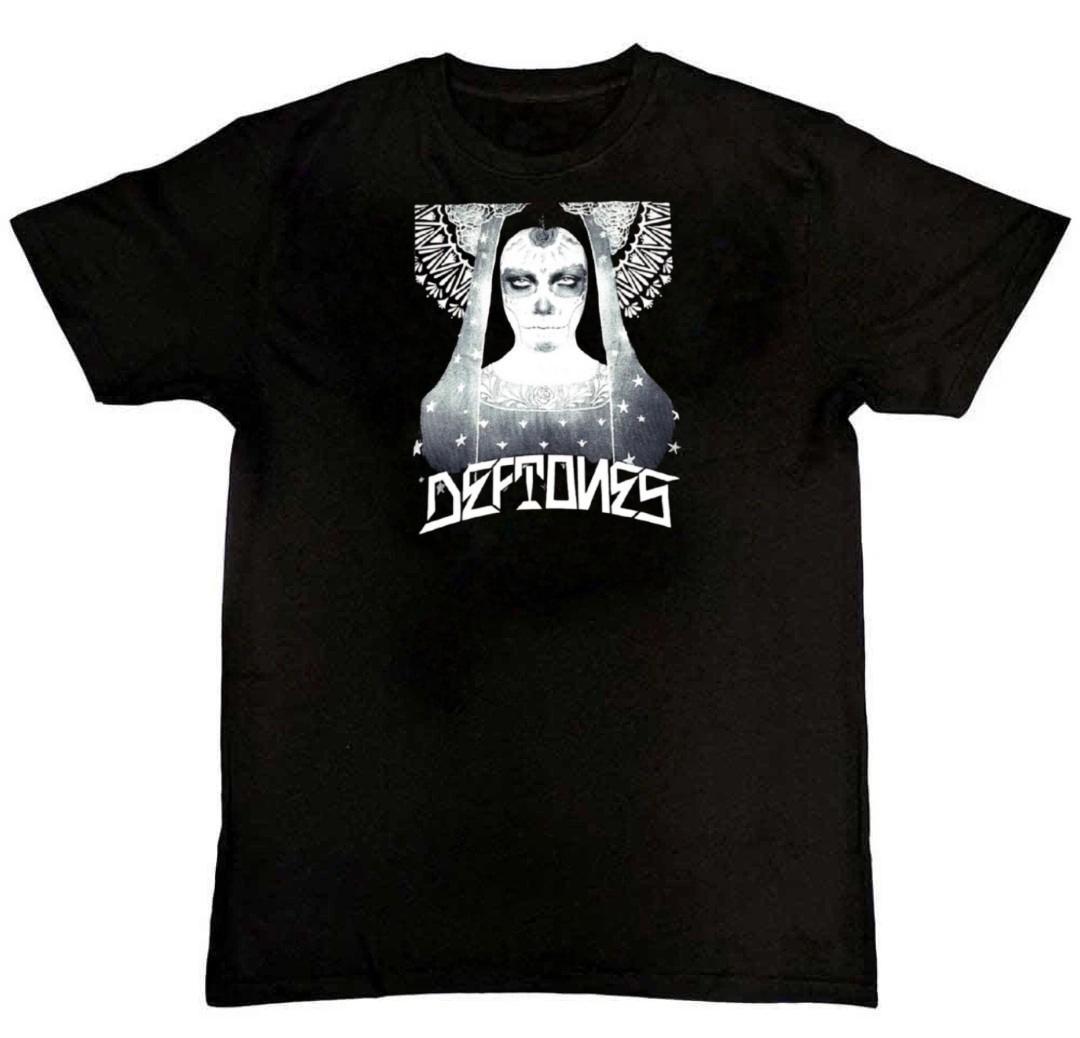DEFTONES Rock Music Nu Metal Skull Graphic Print Mens T-Shirt XL