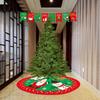 Merry Christmas Carpet Floor Mat Happy New Year Xmas Floor Cover New Outdoor Blanket  Christmas