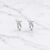 1 Pair Small Hoop Earrings for Women, Sparkling Rhinestone Hoop Earrings, Cubic Zirconia Jewelry Gift for Girlfriend Wife Mom